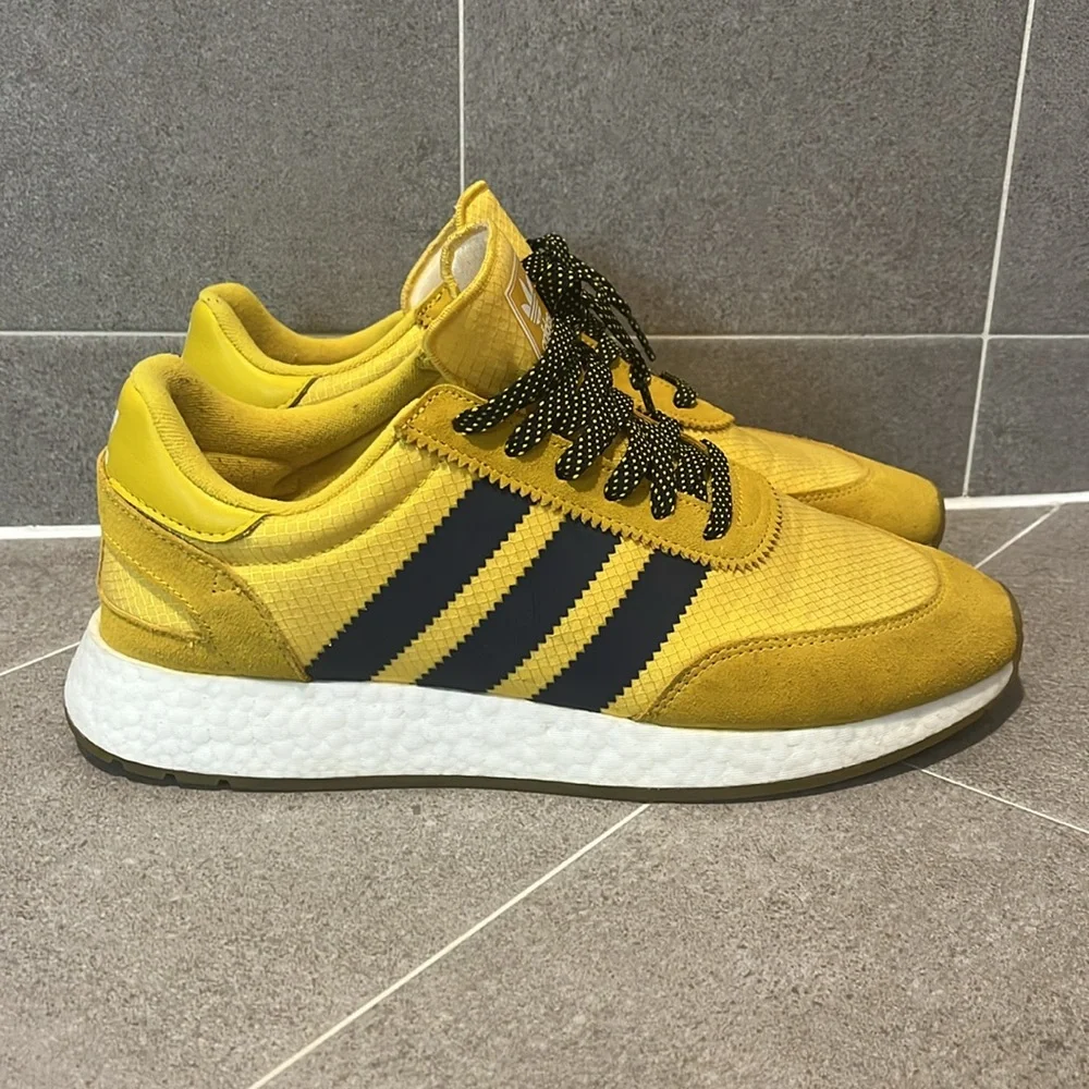 Adidas I-5923 Iniki Boost BD7612 shoes sneakers yellow blue Men’s Size 12